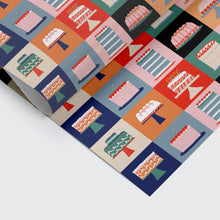 Load image into Gallery viewer, Gift Wrap - Cakes Pattern Gift Wrapping paper - Studio Boketto