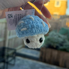 Load image into Gallery viewer, Crochet Baby/Children Plush Toy - UKCA Tested - Mushi Popper - Mushrooms - Various Colours - Paw in Hand Crafts