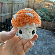 Load image into Gallery viewer, Crochet Baby/Children Plush Toy - UKCA Tested - Mushi Popper - Mushrooms - Various Colours - Paw in Hand Crafts