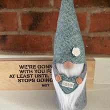 Load image into Gallery viewer, Gnome - Felt and Fabric - Leeds Gnome - Tweed - Quirky Threads Art