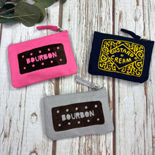 Load image into Gallery viewer, Zip Purse - Biscuit - Custard Cream / Bourbon - Organic cotton - various colours - 44 Ideas