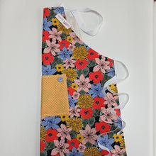 Load image into Gallery viewer, Adult Apron - Pinny - Bright Flowers - Made by Marianne Gifts