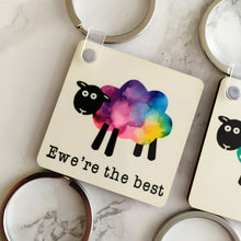 Load image into Gallery viewer, Key Rings - Yorkshire Sheep - Yorkshire Puns and Sayings - Sheep Puns - Fred & Bo