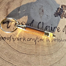 Load image into Gallery viewer, Key Ring Bottle Opener - Wood Turned Bottle Openers - What Wood Claire Do?