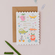 Load image into Gallery viewer, Greetings Card - Welcome Little One - New baby card - Mifkins