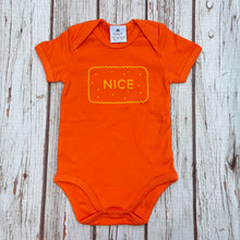 Load image into Gallery viewer, Baby Bodysuit - 100% Organic Cotton Babygro - Nice Biscuit - 44 Ideas