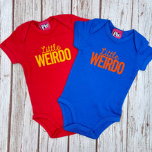 Load image into Gallery viewer, Baby Bodysuit - 100% Organic Cotton Babygro - 12 to 18 Months - Little Weirdo - 44 Ideas