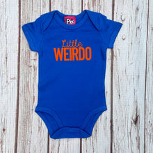 Load image into Gallery viewer, Baby Bodysuit - 100% Organic Cotton Babygro - 12 to 18 Months - Little Weirdo - 44 Ideas