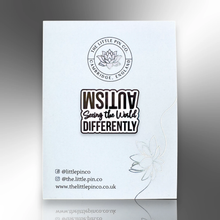 Load image into Gallery viewer, Enamel Pin - Autism Seeing The World Differently Pin Badge - Invisible Illness Club - The Little Pin Co