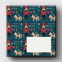 Load image into Gallery viewer, Nutcracker Wrapping Paper and Matching Gift Tags Pack - 3 Sheet and Tag Pack - Recycled, sustainable & eco-friendly Gift Wrapping - Curlicue