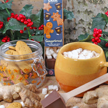 Load image into Gallery viewer, Hot Chocolate Stirrer - Gingerbread With Marshmallows - GNAW Chocolate