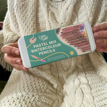 Load image into Gallery viewer, Pastel Watercolour Pencils Set - Colouring Pencils - Children gift idea - Cotton Twist - Eco friendly