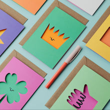 Load image into Gallery viewer, Greetings Card - Thumbs Up - Congratulations / Well Done Card - You Did It - Rumble Cards