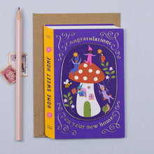 Load image into Gallery viewer, New Home Card - Mushroom House - Book Card - Mifkins