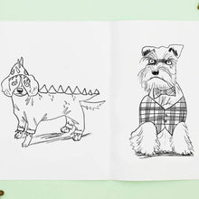 Load image into Gallery viewer, Doggy Dress-Up Colouring Book - Jo Clark Design - Dog lovers