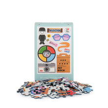 Load image into Gallery viewer, Mini Jigsaw Puzzle - Retro 70's - 99 Piece Mini Jigsaw Puzzle - Happily Puzzles