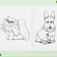 Load image into Gallery viewer, Doggy Dress-Up Colouring Book - Jo Clark Design - Dog lovers
