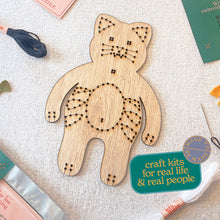 Load image into Gallery viewer, Craft Kit - Learn To Sew Cat Craft Kit - Children's Beginner Sewing Kit - Cat Lovers - Let's Make & Do