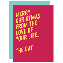 Load image into Gallery viewer, Merry Christmas From The Love Of Your Life... - Funny Christmas Card - Purple Tree Designs