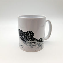 Load image into Gallery viewer, Mug - Cow and Calf Rocks - Pencil Drawn Illustration - Carbon Art