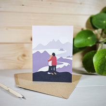Load image into Gallery viewer, Hold Me Tight, As Day Turns to Night - greetings card - Or8 Design
