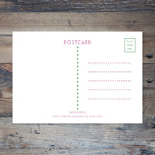 Load image into Gallery viewer, Horsforth Postcard - tourism poster inspired - Sweetpea and Rascal - Yorkshire Greetings