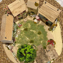 Load image into Gallery viewer, Wizard of Oz Inspired Wooden Cottage scene - COLLECTION ONLY - Tina's Lovely Creations