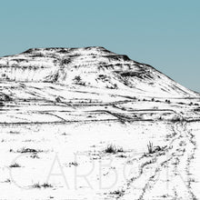 Load image into Gallery viewer, Ingleborough - Limited Edition Print - Three Peaks - Pencil Drawn Illustration - Square Print - Carbon Art