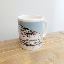 Load image into Gallery viewer, Mug - Ingleborough - The 3 Peaks - Pencil Drawn Illustration - Carbon Art