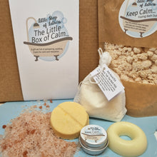 Load image into Gallery viewer, Little Box of Calm - bath and body self care gift set - Little Shop of Lathers