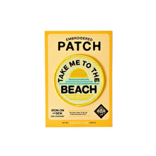 Load image into Gallery viewer, Embroidered Iron On Patch - Take Me To The Beach - Or8 Design