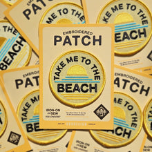Load image into Gallery viewer, Embroidered Iron On Patch - Take Me To The Beach - Or8 Design