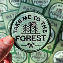 Load image into Gallery viewer, Embroidered Iron On Patch - Take Me To The Forest - Or8 Design