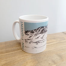 Load image into Gallery viewer, Mug - Pen Y Ghent - The 3 Peaks - Pencil Drawn Illustration - Carbon Art