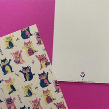 Load image into Gallery viewer, Lucky Cats 9 Postcard set - Jenna Lee Alldread - stationery lovers - cat lover gifts
