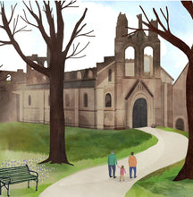 Load image into Gallery viewer, Kirkstall Abbey - Illustrator Kate - A4 print