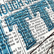 Load image into Gallery viewer, Dictionary Page Print - Though she be but little she is fierce - Midsummer Nights Dream / Shakespeare Quote - Turn the Page Design