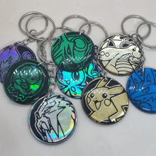 Load image into Gallery viewer, Pokemon Coin Keyring - Lots to Choose - Pokemon fans - Luuce Creates