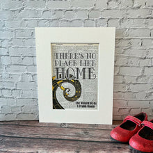 Load image into Gallery viewer, Dictionary Page Print - Theres' No Place Like Home - The Wizard of Oz Quote -Turn the Page Design