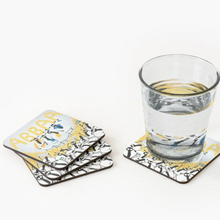 Load image into Gallery viewer, Coaster - Abbaa - Sheep Puns - Abba - Mervyn Tay Art