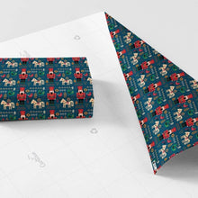 Load image into Gallery viewer, Nutcracker Wrapping Paper and Matching Gift Tags Pack - 3 Sheet and Tag Pack - Recycled, sustainable & eco-friendly Gift Wrapping - Curlicue