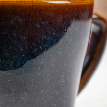 Load image into Gallery viewer, Ceramic Mug - Blue Amber - Thrown In Stone