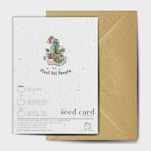 Load image into Gallery viewer, Wildflower Seed Paper Plantable Greetings Card - Best Wishes on your Birthday - The Seed Card Company