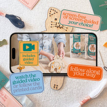 Load image into Gallery viewer, Craft Kit - Learn To Sew Cat Craft Kit - Children's Beginner Sewing Kit - Cat Lovers - Let's Make & Do