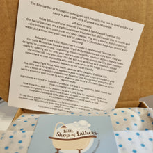 Load image into Gallery viewer, Bitesize Box of Relaxation - pampering bath and body gift set - Little Shop of Lathers