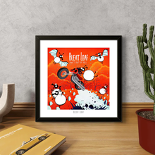 Load image into Gallery viewer, Print - Bleat Loaf - Sheep Puns - Meat Loaf - Mervyn Tay Art