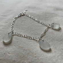 Load image into Gallery viewer, Sea Glass Bracelet - Sterling Silver - various colours - Fayth Seaglass
