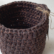 Load image into Gallery viewer, Crochet Storage Basket - Crochet Plant Pot - Best Efforts