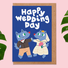 Load image into Gallery viewer, Happy Wedding Day - Wedding Card - Studio Boketto