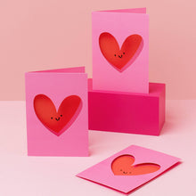 Load image into Gallery viewer, Greetings Card - Love Heart - Die Cut Cards - Valentines Day / Anniversary - Rumble Cards